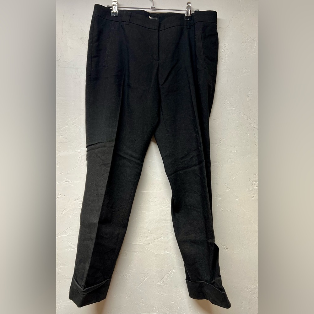 Joseph Black Polyester And Elastane Dress Pants - image 1